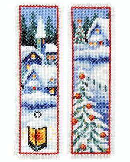 Lesezeichen Es schneit 2-er Pack