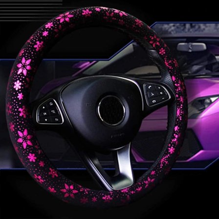 NY-Sød skridsikker 4-farvet snefnug glitrende bilratbeskytter