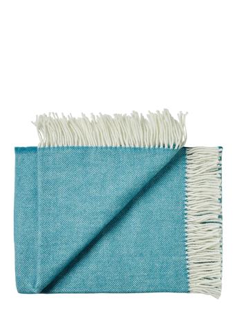 Sevilla 130X190 Cm Home Textiles Cushions & Blankets Blankets & Throws Blå Silkeborg Uldspinderi*Betinget Tilbud