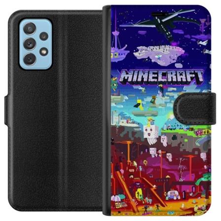 Samsung Galaxy A52 5G Tegnebogsetui MineCraft