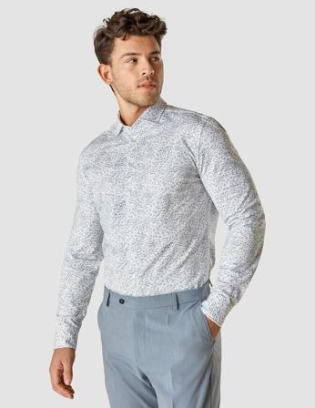 Classic Shirt Blå Elderflower Regular | SHAPING NEW TOMORROW Blå Elderflower / Regular / XXX-Large
