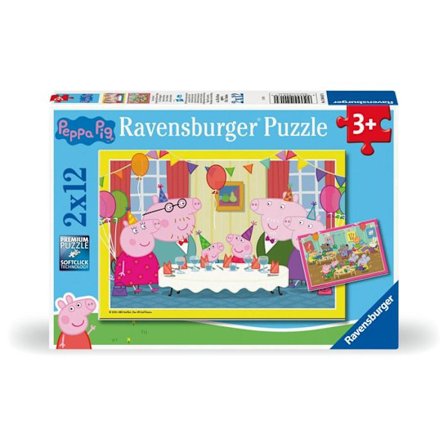Peppa Pig Puslespil Barn 2x12
