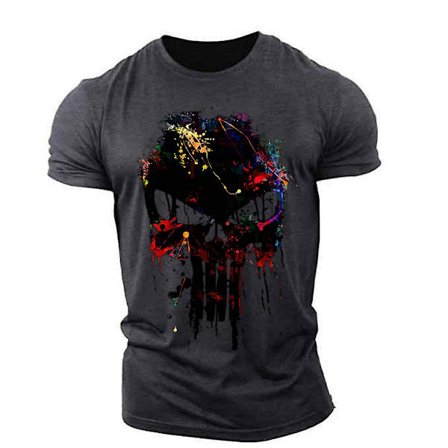 Vintage T-shirts för män 3d Vinking printed Street Retro Sparta Kortärmade Hip Hop-tröjor Oversized t-shirt Man Lösa kläder Z