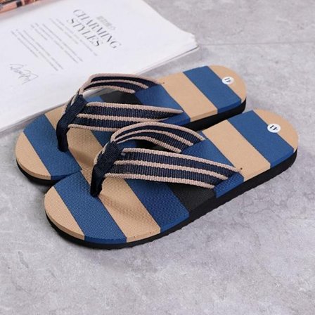 Herrtofflor Fritid Flip Flops BLÅ-40 BLÅ-40
