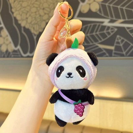 Sød lille dukke, par taske vedhæng, plyslegetøj dukke nøglering, dukke hæng