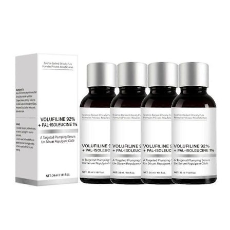 2026-1-5x Volufiline 92% + Pal-Isoleucin 1% Plumping Vandfrit Serum, Volufiline Serum, Ansigtspleje til Tab af Volumen, Hudelasticitet, 30 ml