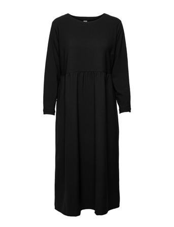Kirsikka Wool Mix Dress Knælang Kjole Sort R-Collection