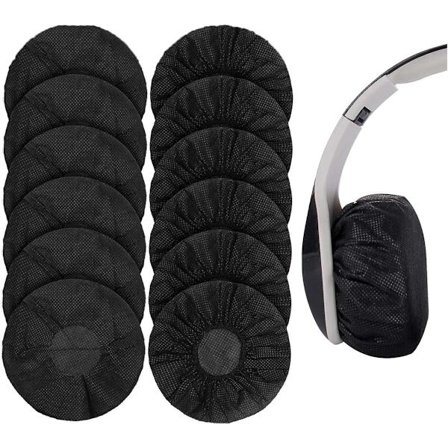 Elastiske hygiejnebetræk til hovedtelefoner - Pakke med 100 - Ikke-vævet stof hovedtelefonbetræk