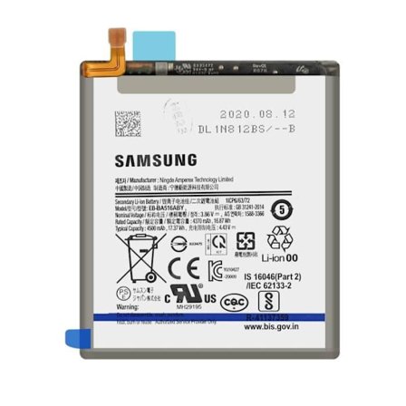 Internt batteri för Samsung Galaxy A51 5G 4000mAh Original EB-BA516ABY Svart