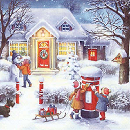 Sevietter 33x33cm Enjoying Christmas Time