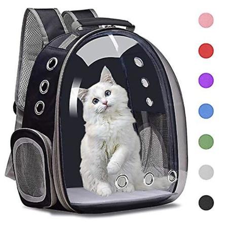 Cat ryggsäck bärare bubbla bärväska Black