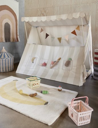 OYOY MINI Yummy Play Tent - Grey - 123X138X133CM