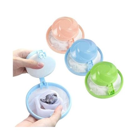 Sæt med 2 flydende bolde til opsamling af dyrehår, til vaskemaskine, fnugfjerningsværktøj