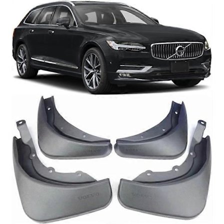 Høykvalitets sprutbeskyttere foran og bak, kompatible med 2016-2024 Volvo V90 R-design