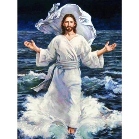 Frälsare Jesus 5D Diamantmålning 30X40CM (Stil 6)
