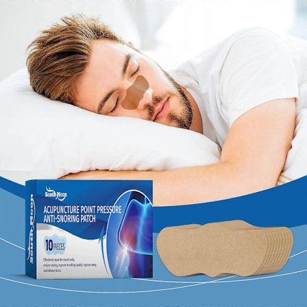 Akupunkturpunkt Trykk Anti-snorkeplaster, nesestrips mot snorking, hjelper med å stoppe snorking, medikamentfri snorkeløsning og umiddelbar lindring 