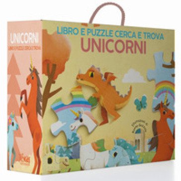 Unicorni. Libro e puzzle cerca e trova. Ediz. a colori. Con puzzle. Con Poster Ronny Gazzola