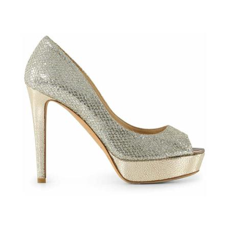 Jimmy Choo Pre-owned, Pre-owned Pumps Grijs, Dames, Maat:37 EU,metallic