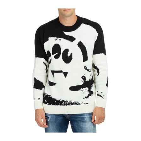 Barrow Jumper Hvid, Herre Strik, Størrelse: S