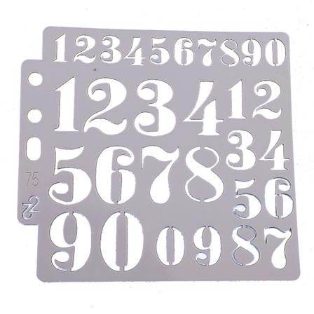 Halloween Tallsjablonger Mal Maleri Scrapbooking Preging Stempling Albu