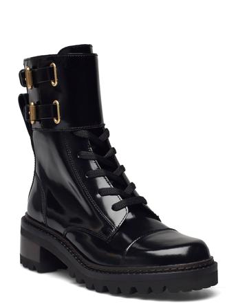 Mallory Ankle Boot Black See By Chloé