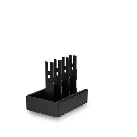 FLEXSON Dock for 4 Sonos Amps, Single, Black