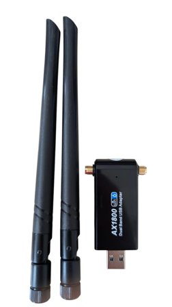 ALLNET Wireless AX 1800Mbps USB WLAN stick dongle ALL-WA1800AX-EXT with external antennas