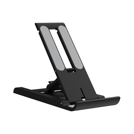 Ny foldbar telefonholder, doven tablet-holder til skrivebordet, justerbar telefonholder i sort