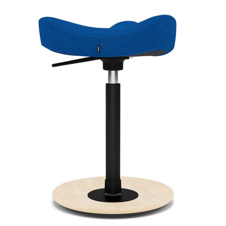 Varier Furniture Move Compact - Blue Wool - Natural base