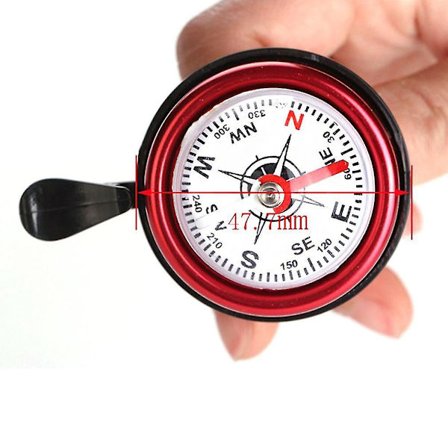 Mountainbike Aluminium Alloy Cykelklokke Horn Rød Tilbehør