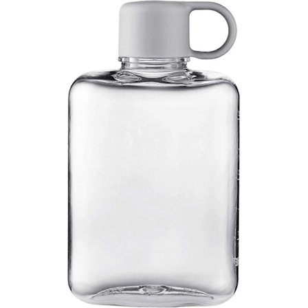 Platt Vattenflaska Läckagesäker Vattenmugg Klar Drickmugg Flickor Vattenflaska 360ml för Träning