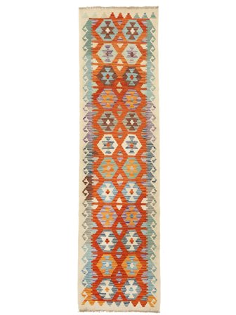 Petit Kilim Afghan Old Style Tapis 78X294 Laine