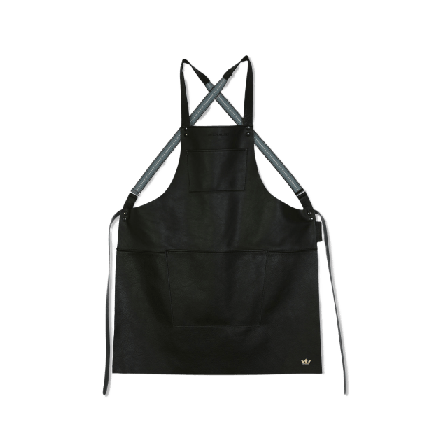 Dutchdeluxes Förkläde Med Hängslen 65 X 77 Cm Förkläden Unisex Svart ONESIZE