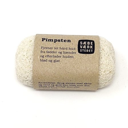 SÆBEVÆRKSTEDET Lille Pimpsten af Genbrugsmateriale Sandfarvet, Skincare, Fodpleje, Pimpsten