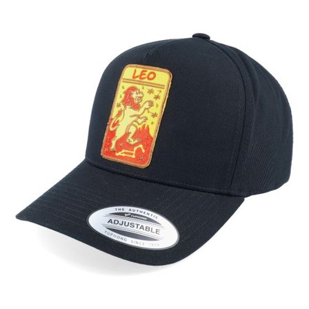 Iconic - Svart adjustable Keps - Leo Horoscope A-frame Adjustable @ Hatstore