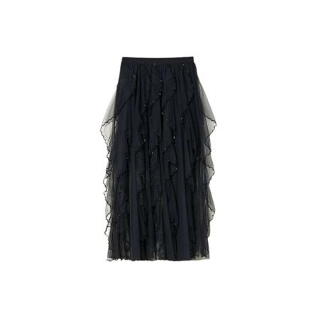 Twinset Midi Skirts Sort, Dame