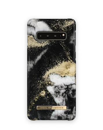 Fashion Case Galaxy S10 Black Galaxy Marble