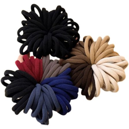 50 st flexibla hårband för kvinnor, perfekta för vardagligt bruk