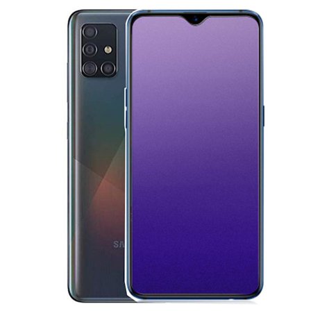 A71 2.5D Anti Blue-Ray Anti-Fingerprints Skärmskydd