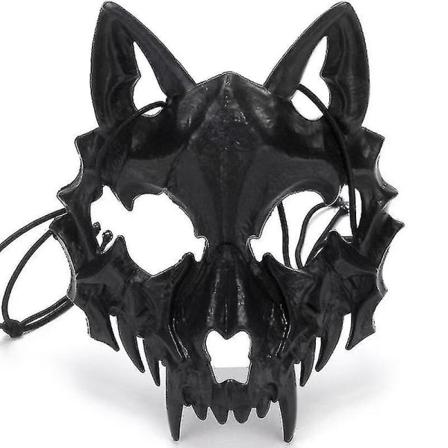 Harpiks Half Face White Skull Skremmende masker
