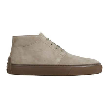 Tod's, Boots Grijs, Heren, Maat:44 EU,rubber