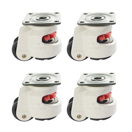 Gummifødder 40f Fødder Nivelleringsudstyr 60 kg Belastningskapacitet Foma Hjul