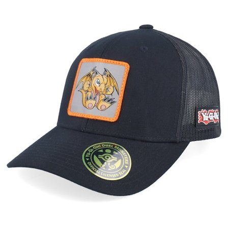Yu-Gi-Oh! - Black trucker Czapka Z Daszkiem - Baby Dragon Black Trucker - Yu-Gi-Oh @ Hatstore