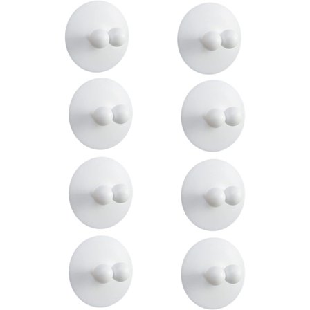 Tandbørsteholder, 8 stk. sugekop tandbørsteholder, ingen stansning