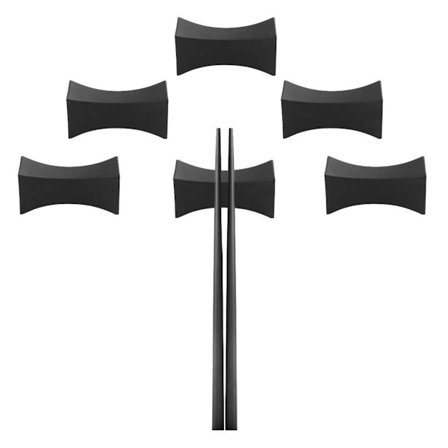 Ätpinneställ, 10-pack, Aluminium Ätpinnsstöd