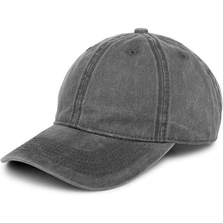Vintage Segments Keps, Tvättad Sliten Look, Basebollkeps, Justerbar, Unisex