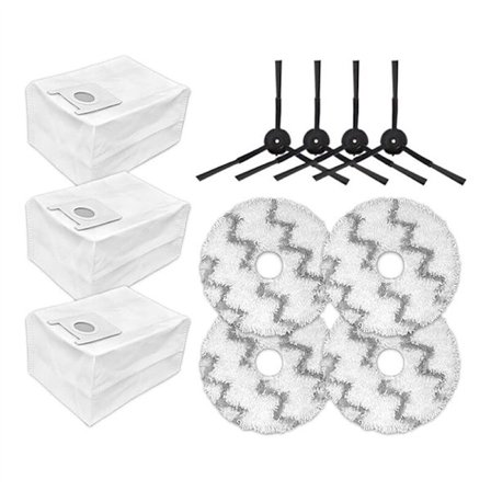 Reservedele til EVA SDJ06RM støvsuger - Sidebørste, Mopklud, Støvsugerpose