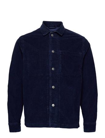 Slhtokyo 21803 Indigo Cord Overshirt U Blue Selected Homme