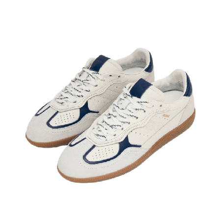 Alohas Tb.490 Rife Grain White Navy Leather Sneakers Dam Vit 39