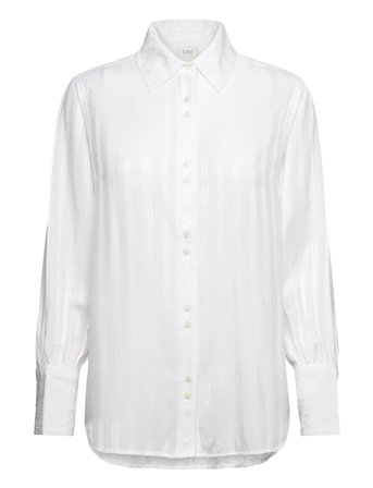 Balloon Sleeve Shirt White Lee Jeans